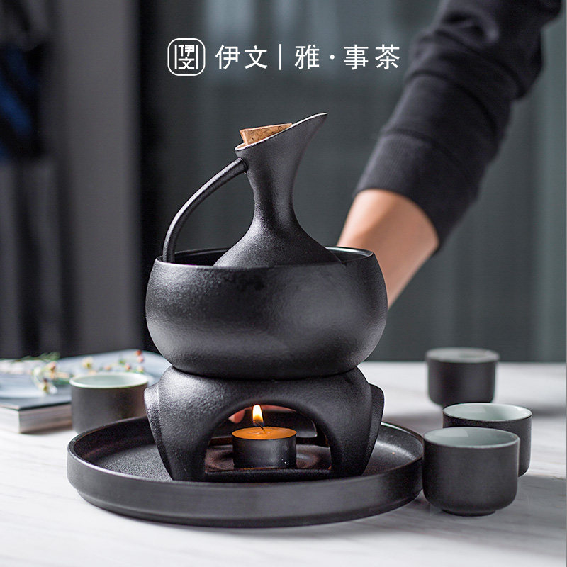 伊文温酒器烫酒壶温酒壶暖酒热酒壶复古酒器酒具装