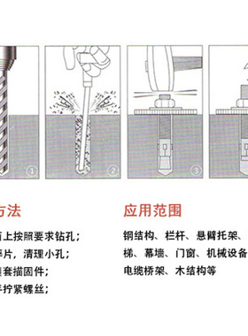 车修壁虎膨胀螺丝电梯专用膨胀螺栓车修拉爆MMMMM