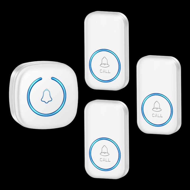 门铃无线家用超远距离三拖一电子门玲遥控智能老人病人呼叫器