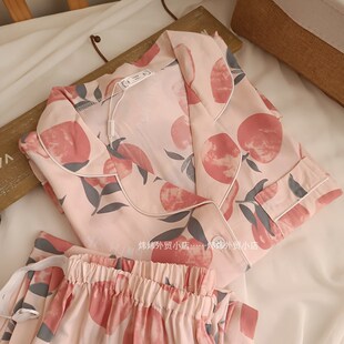 夏季人棉棉稠长袖哺乳月子服喂奶家居服180斤加大码孕妇睡衣套装