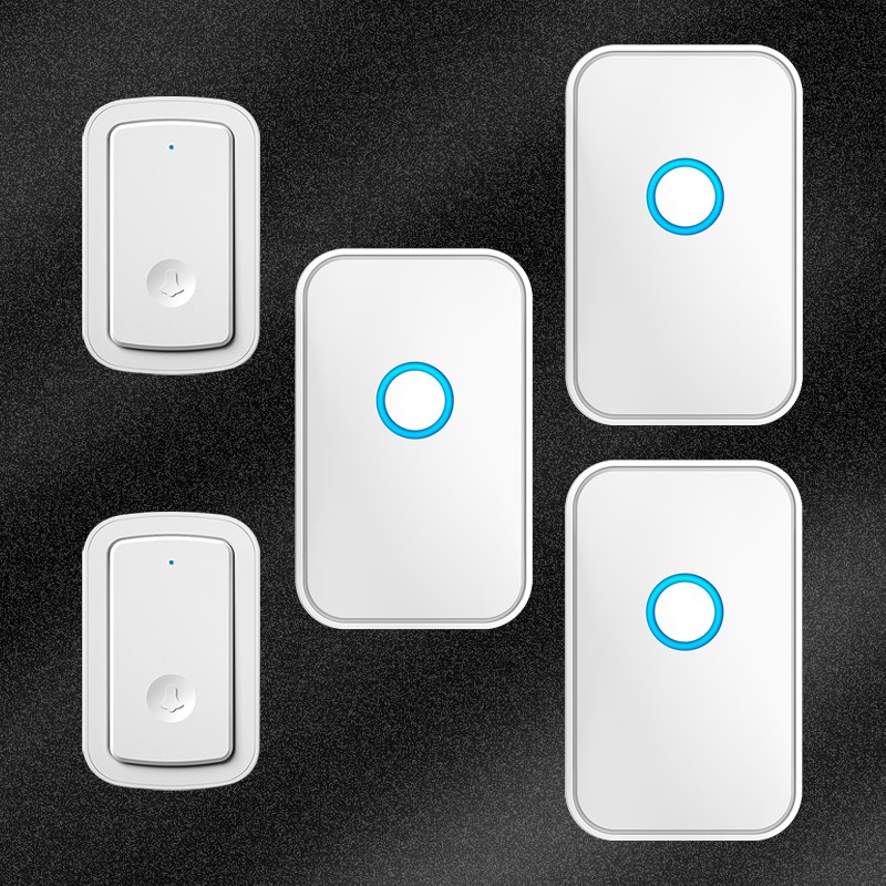 充电门铃无线家用二拖三不用插电超远距离智能遥控电子门钟呼叫器