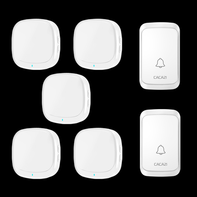 门铃无线家用超远距离遥控智能电子门钟老人呼叫器电门玲二拖五