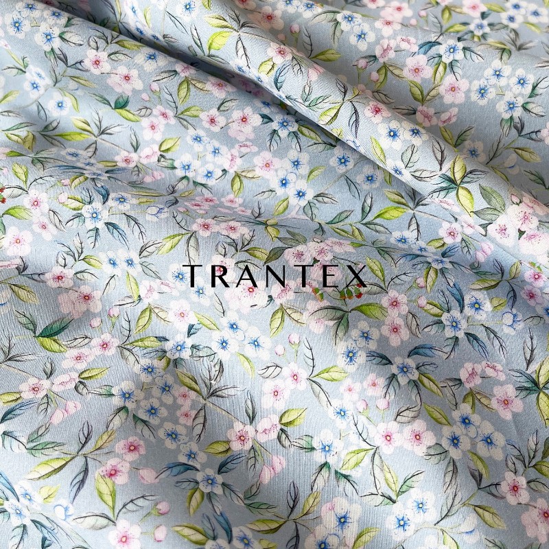 60支府绸印花碎花全棉纯棉府绸服装连衣裙子衬衣布料面料康妮小花