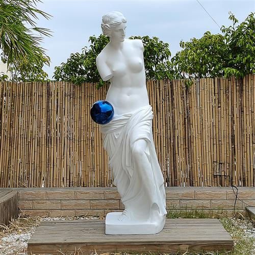 维纳斯摆件玻璃钢雕塑艺术雕像人物道具装饰品世界名画《维纳斯》图片