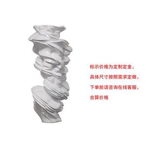 家居连锁展厅品牌橱窗艺术 雕塑摆件轻奢高雅会所别墅玄关简约时尚