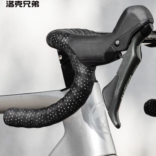 洛克兄弟公路车把带防滑自行车弯把手绑带硅胶耐磨减震骑行装备男