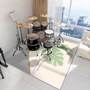 架子鼓垫子隔音地毯加厚防滑防震减震垫钢琴专用吸音楼层家用地垫