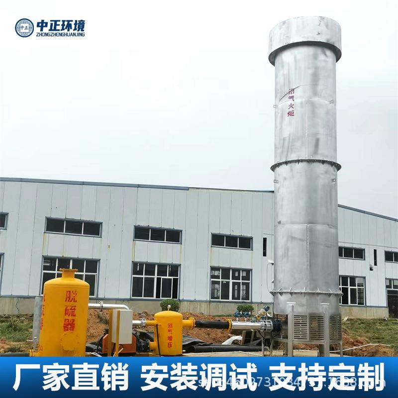 沼气火炬沼气工程外燃式沼气火炬牧场垃圾填埋场燃烧废气火炬