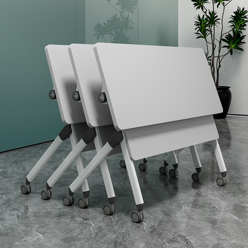 折叠可移动拼接培训会议桌椅