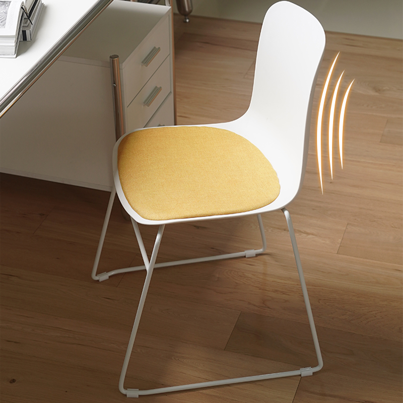 会议洽谈椅可叠落无扶手现代简约会议室靠背座椅办公会客椅培训椅