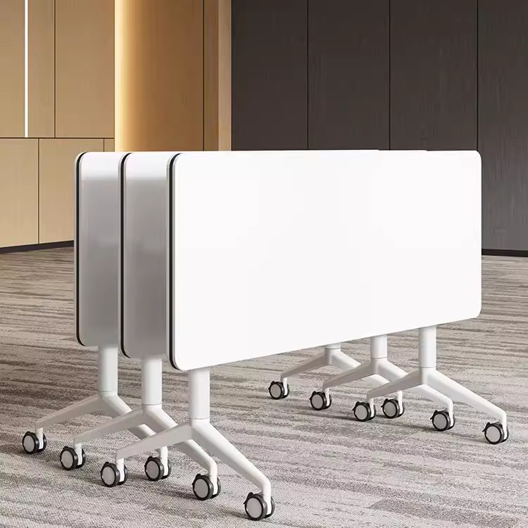 可移动拼接长条桌带轮子