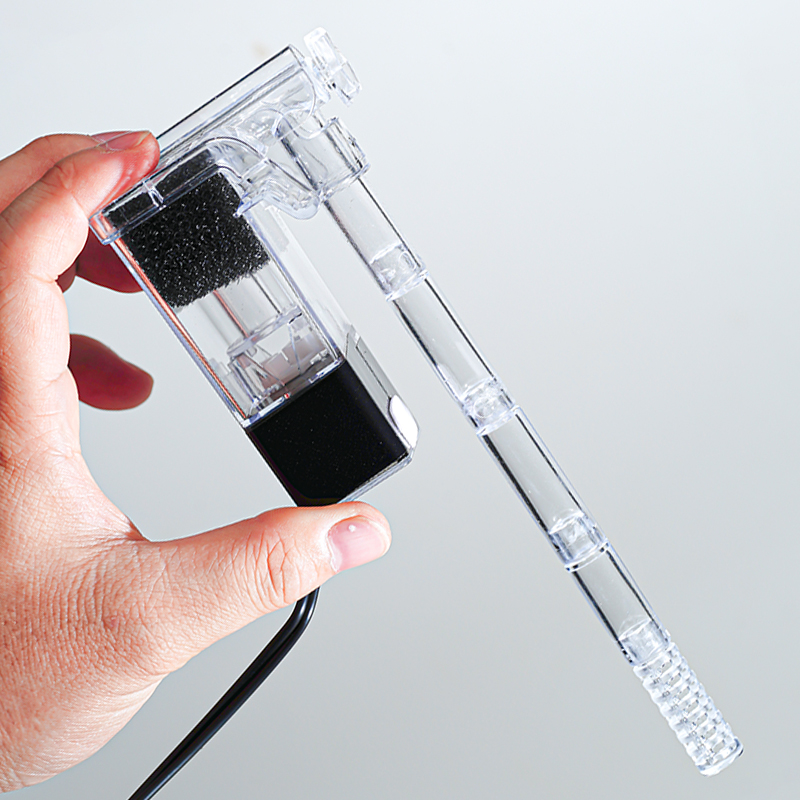 迷你鱼缸过滤器小型usb壁挂式瀑布式水循环系统三合一净水小水泵