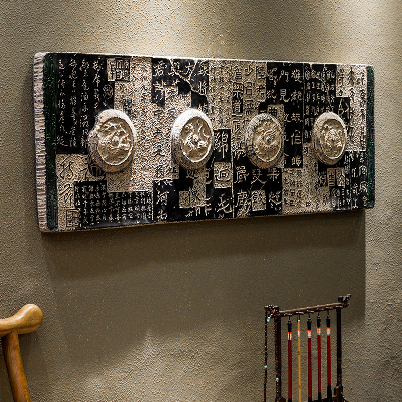 古色古香无框画艺术挂件壁饰酒店茶庄装饰画古典墙饰书房书法挂画