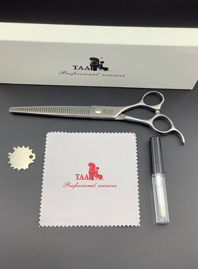 它它taa蓬蓬剪宠物美容师剪刀DB7038入门7寸开型综合精修剪店用