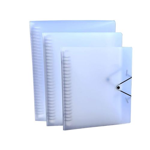 a4活页文件夹透明插页式资料册收纳册多层分页袋a5小号票据收纳b5