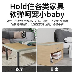 婴儿床防撞条床围栏拼接保护条软包床沿栏杆防磕碰安全防护海绵贴