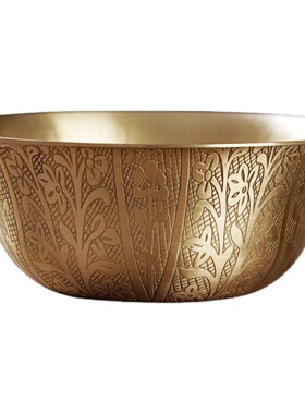 藏式纯铜雕花七供水杯家用佛前供奉圣水杯八供养供碗净水敬神摆件