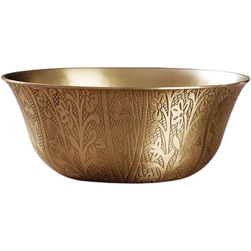 藏式纯铜雕花七供水杯家用佛前供奉圣水杯八供养供碗净水敬神摆件