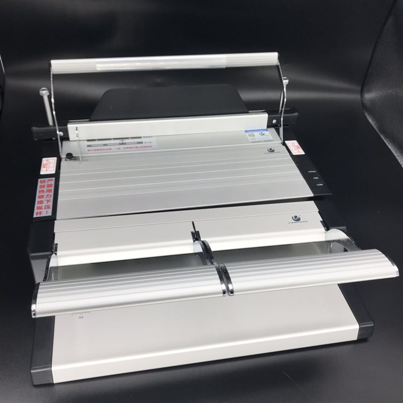 会计师事务所打孔机12孔打孔装订机12孔热熔钉条装订机热熔胶条机