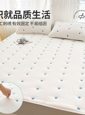 A类大豆床垫保护垫家用软垫隔脏床褥垫1.5米薄垫被褥子防滑床护垫