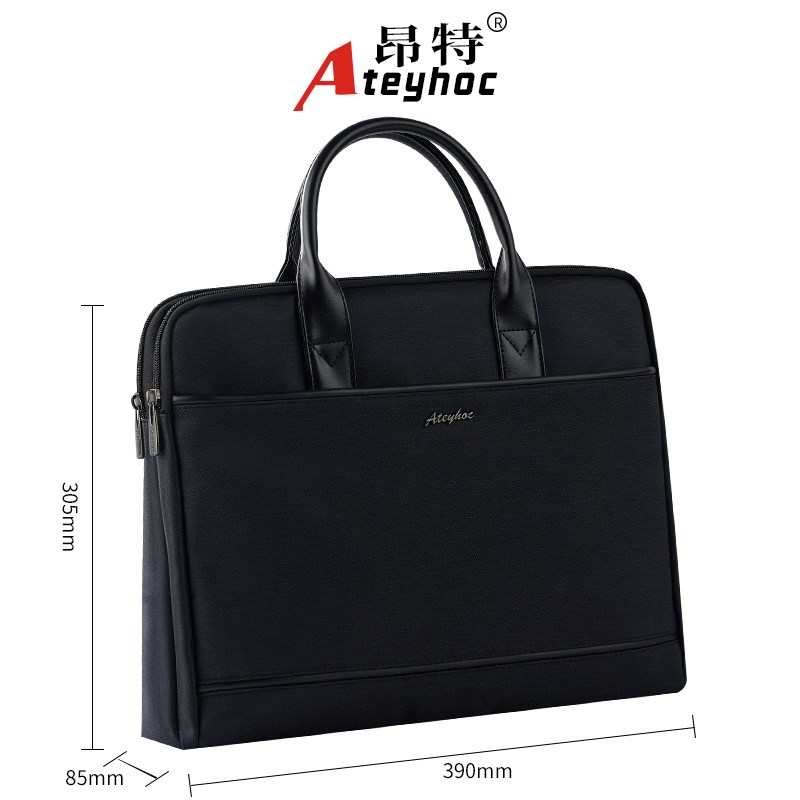 昂特公文包 JS-899 手提文件包男帆布多层大容量商务办公可定制LO