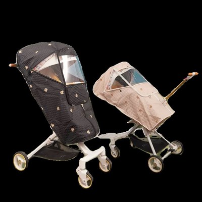 婴儿推车防风罩挡风罩秋冬通用保暖雨罩普洛可丸丫遛娃神器防风被