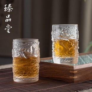 主人杯琉璃茶杯个人专用功夫茶具家用高档品茗小茶杯单杯 臻品堂