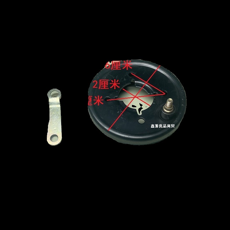 电动三轮车刹车盘总成130型刹车锅盖刹车片刹车块6205四孔开口盘