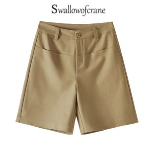 气质五分短裤女夏2024新款高腰阔腿西裤百搭显瘦宽松直筒大码时尚