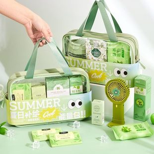 防暑降温大礼包清凉伴手礼品商务送客户公司员工实用入职礼品 夏季