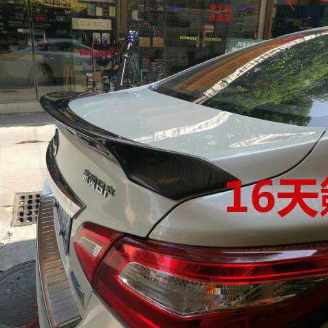 16 18款新天籁改装进口碳纤尾翼定风翼后扰流板树脂顶翼后亦配件