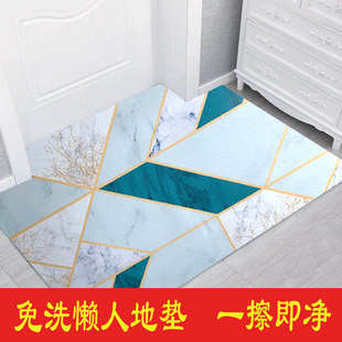 门口地垫进门家用入户门脚垫卧室皮革pvc可擦洗厨房防水免洗门垫