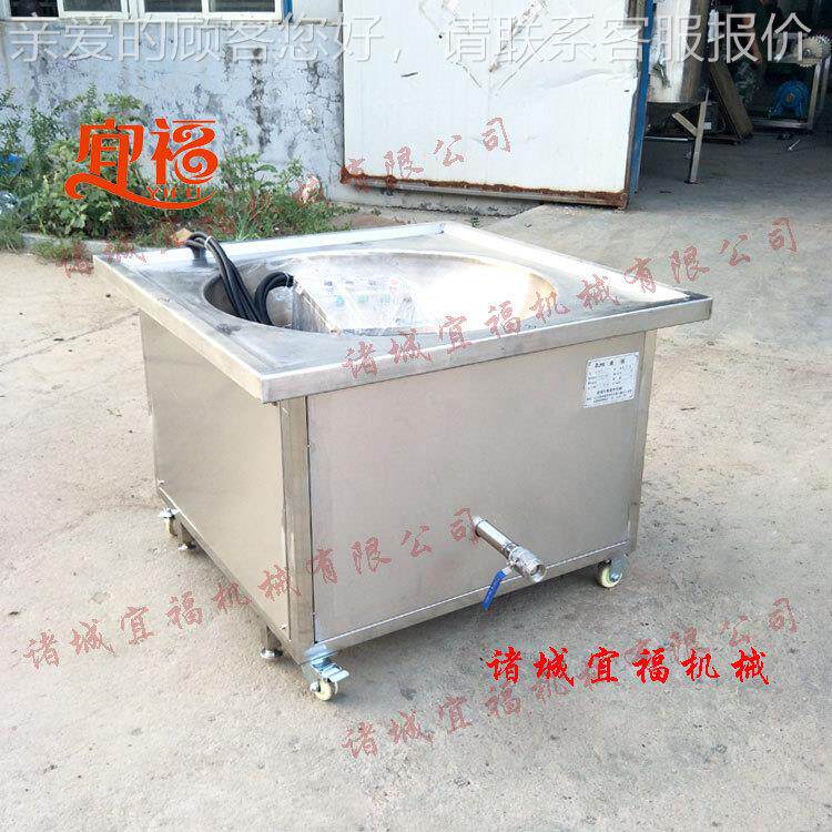 小型猪猪皮油炸机 省油皮油炸锅猪 YFD-600南通生皮产设备