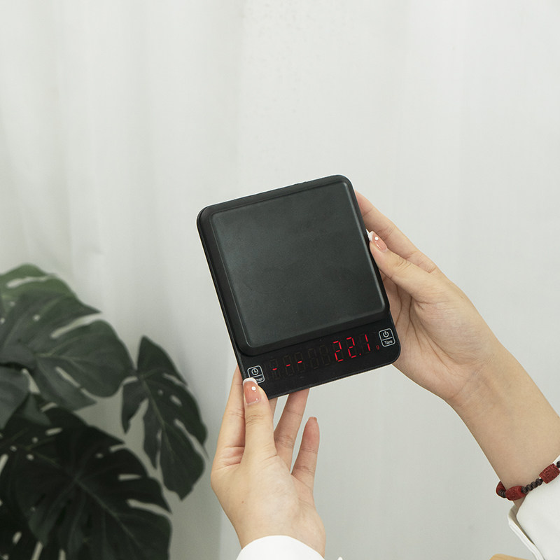智能茶叶秤克数电子秤自动计时手冲厨房秤充电烘焙烘培称重精度