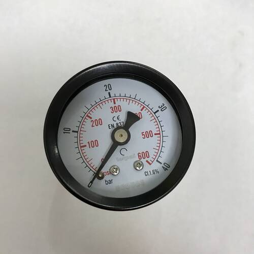 轴向压力表 Y-40 压力0-40bar 0-600psi 直径40mm 螺纹ZG1/4 雷派