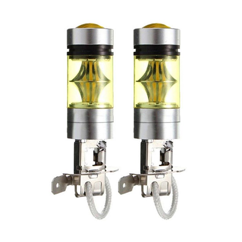 车灯 大功率 汽车LED雾灯 H3 20LED 100W 前照灯 近光灯