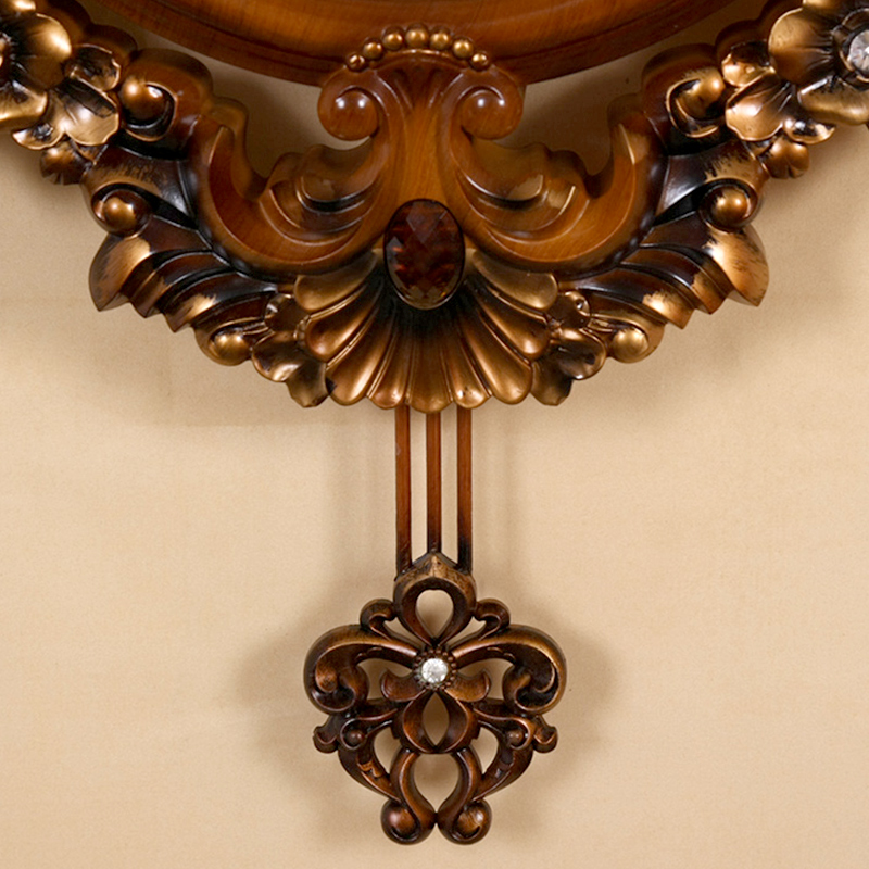 丽盛欧式装饰壁挂钟客厅创意时钟表卧室静音挂表时尚石英钟艺术钟