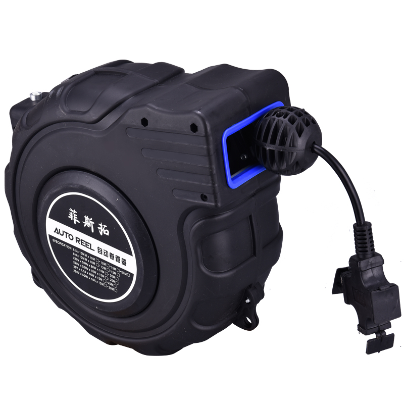 自动伸缩电鼓卷管器排插电线卷线盘防水插座收线器汽修卷线器