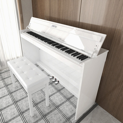 九品电钢琴88键重锤家用专业成年初学者学生儿童幼师专用电子钢琴