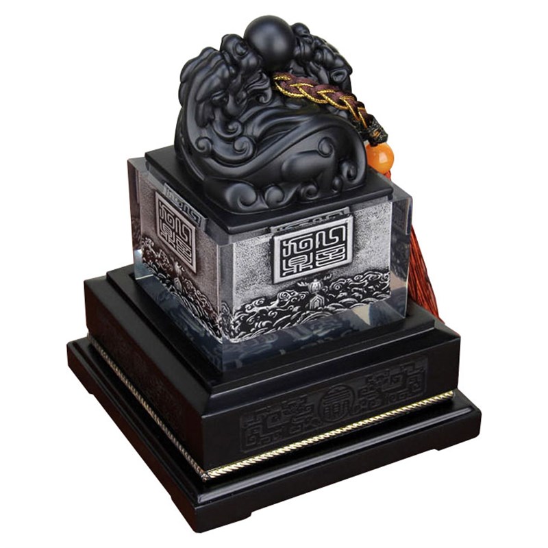活性炭雕摆件玉玺貔貅印章刻章宝玺定制会议商务礼品办公桌面摆件
