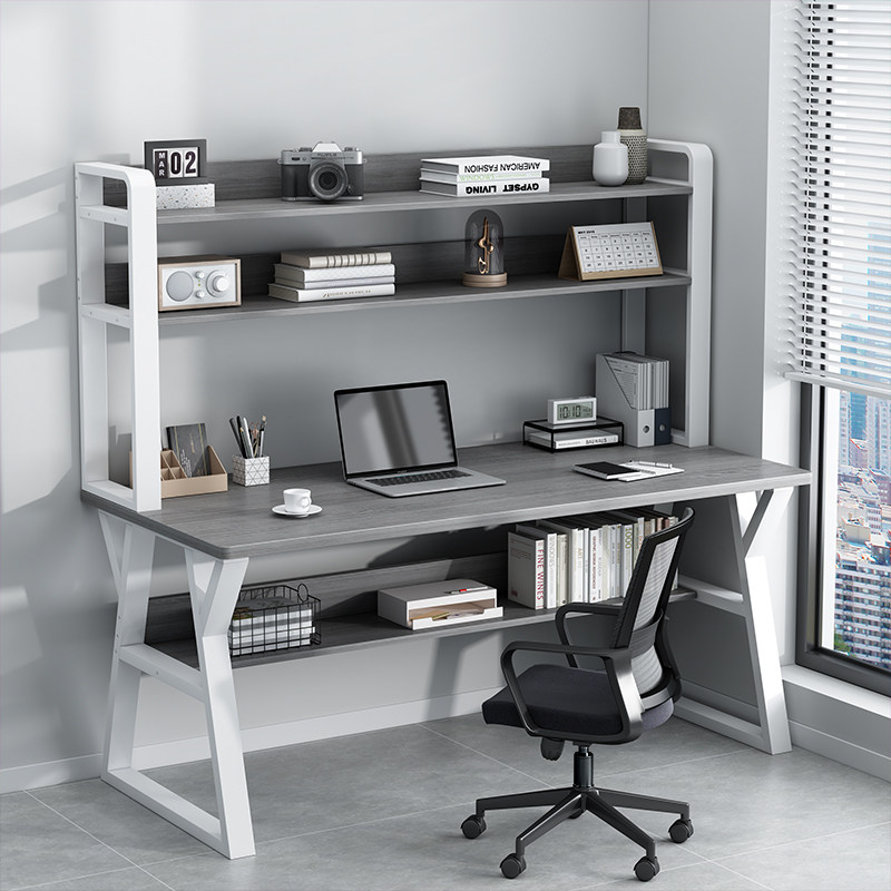 出租屋学习桌书桌书架一体桌家用卧室办公桌子学生写字桌,收纳整理,书桌收纳置物架,淘宝优惠券,粉丝福利购,淘宝优惠卷