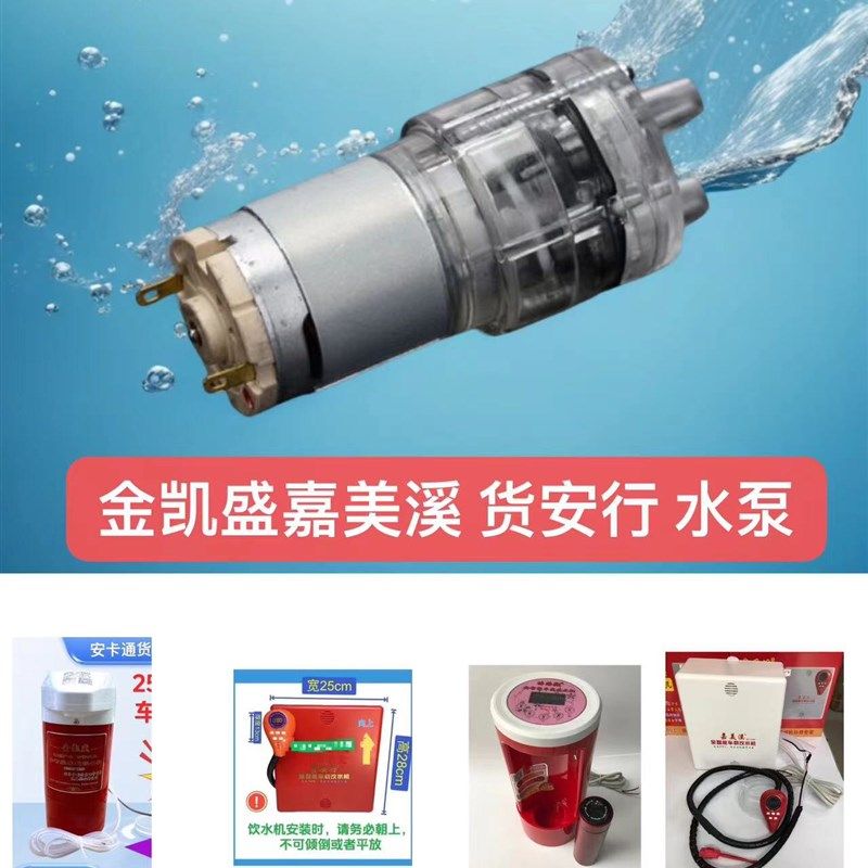 金凯盛饮水机专用水泵嘉美溪冷水泵 货安行车载饮水机凉水泵