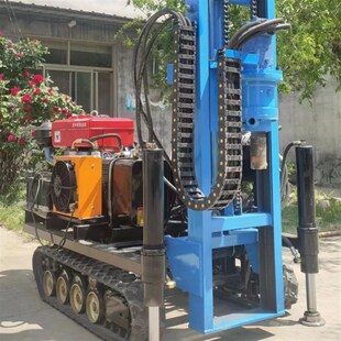 潜孔钻机光伏打桩机小型潜孔钻机锚杆钻机气动钻机小型打桩机