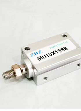 气动小型迷你自由安装气缸MU10X4X6X8X10X1N5X20X25X30SB