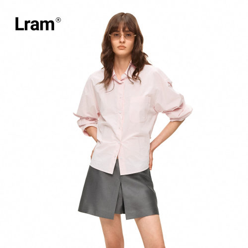 LRAM“粉雾衬衫