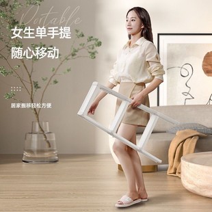 铝合金人字梯凳便携式 肯泰家用梯子多功能折叠置物花架楼梯加厚款