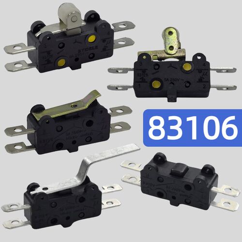 微动开关Micro switch STDELE 83106 行程开关 滚轮 芯子 5A 250V