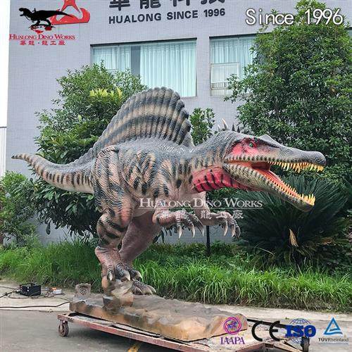 仿真恐龙源头厂家森林主题乐园引流产品机械电动棘背龙模型