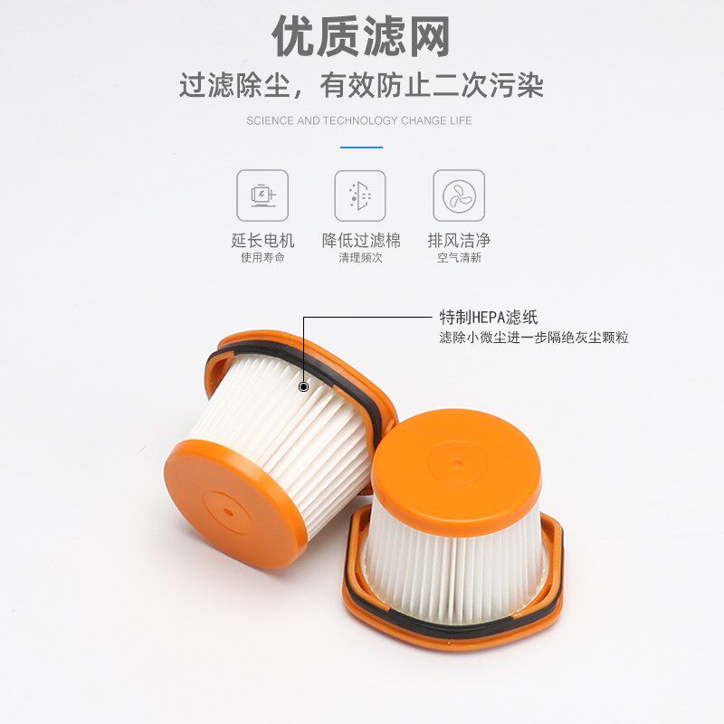 适配h鲨客宠物除螨吸尘器LL2L无线随手吸过芯网