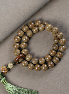 六道木手持念珠文玩佛珠12mm汽车挂件挂饰带跑环莲花流苏男女款